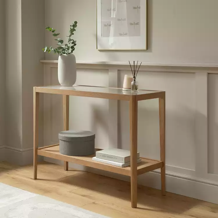 Habitat Camellia Console Table - Natural