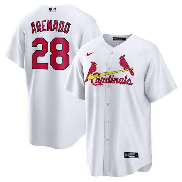 Nolan Arenado St. Louis Cardinals Nike Home Official Replica Player Jersey - White/Cream/Light Blue/Red
