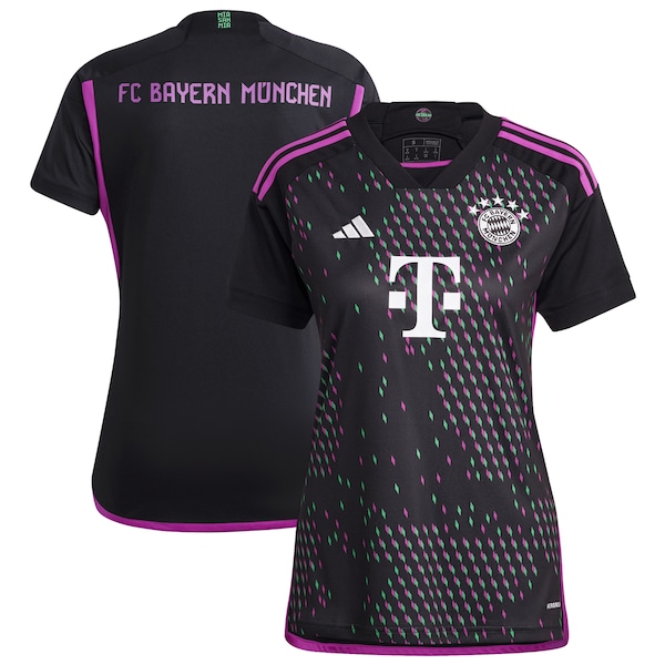 Bayern Munich adidas Women's 2023/24 Away Replica Jersey - Black