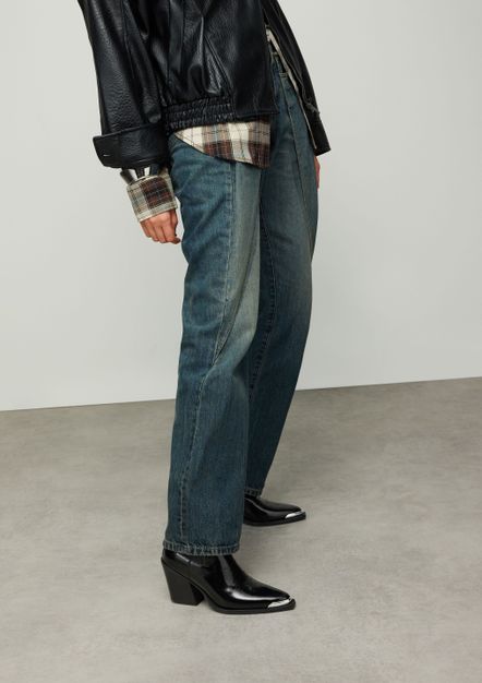 Zwarte cowboylaarsjes