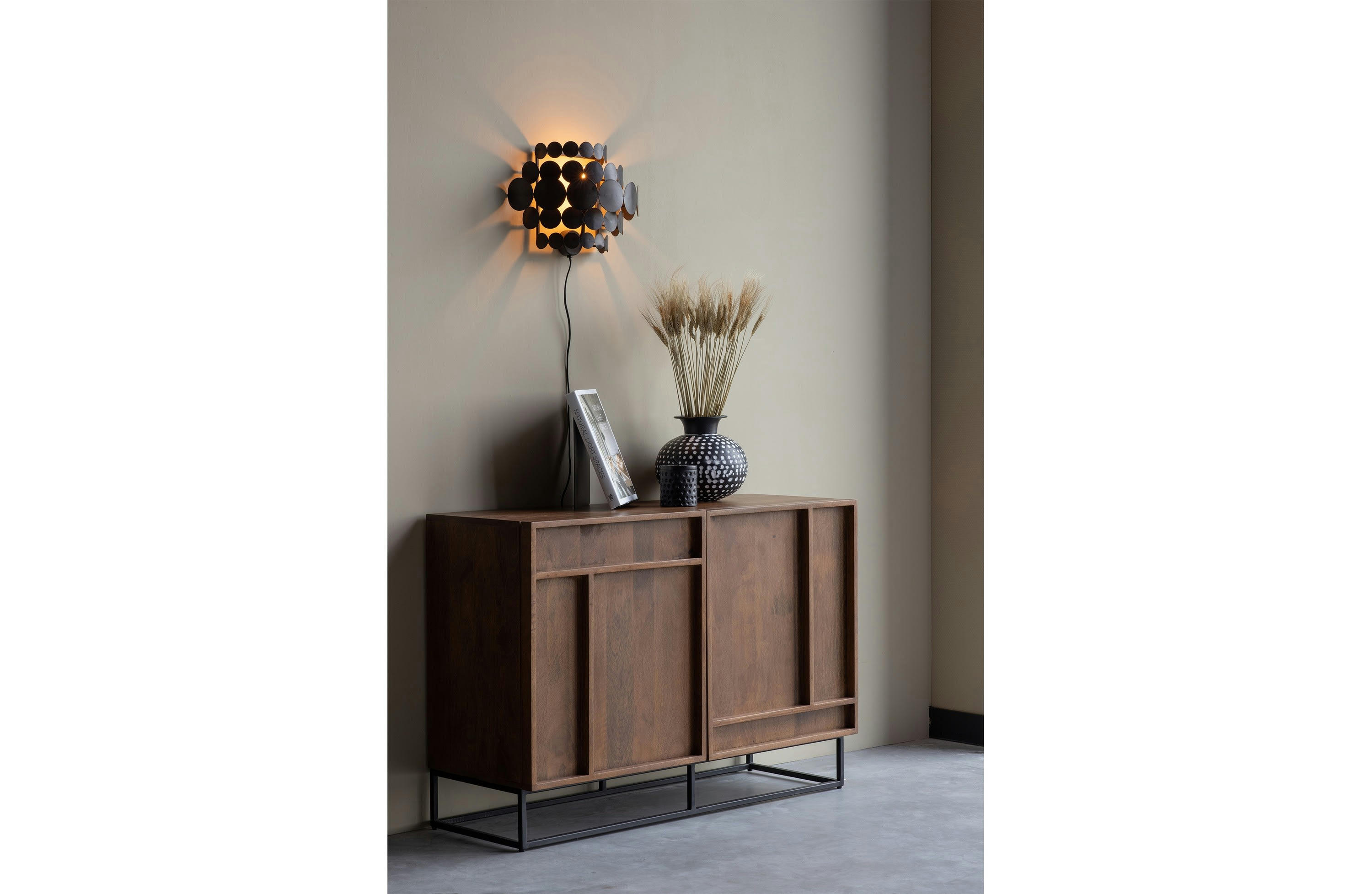 FORREST - Buffet en bois de manguier beige