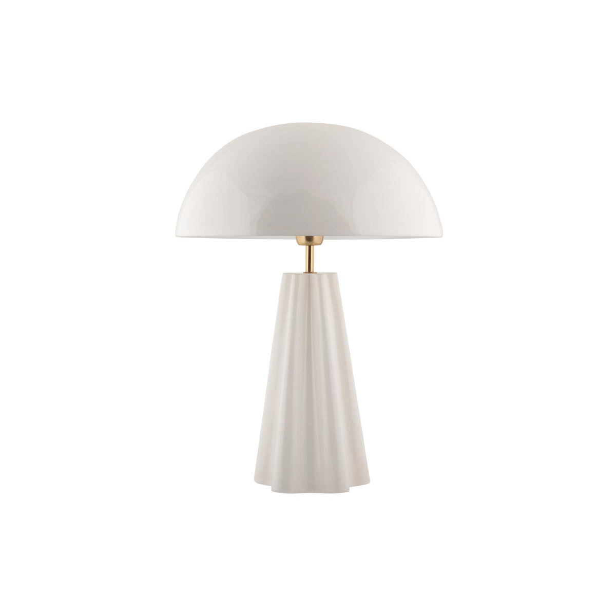 Leitmotiv tafellamp Amplio XL - wit - 30x30x56cm - Paddenstoellamp