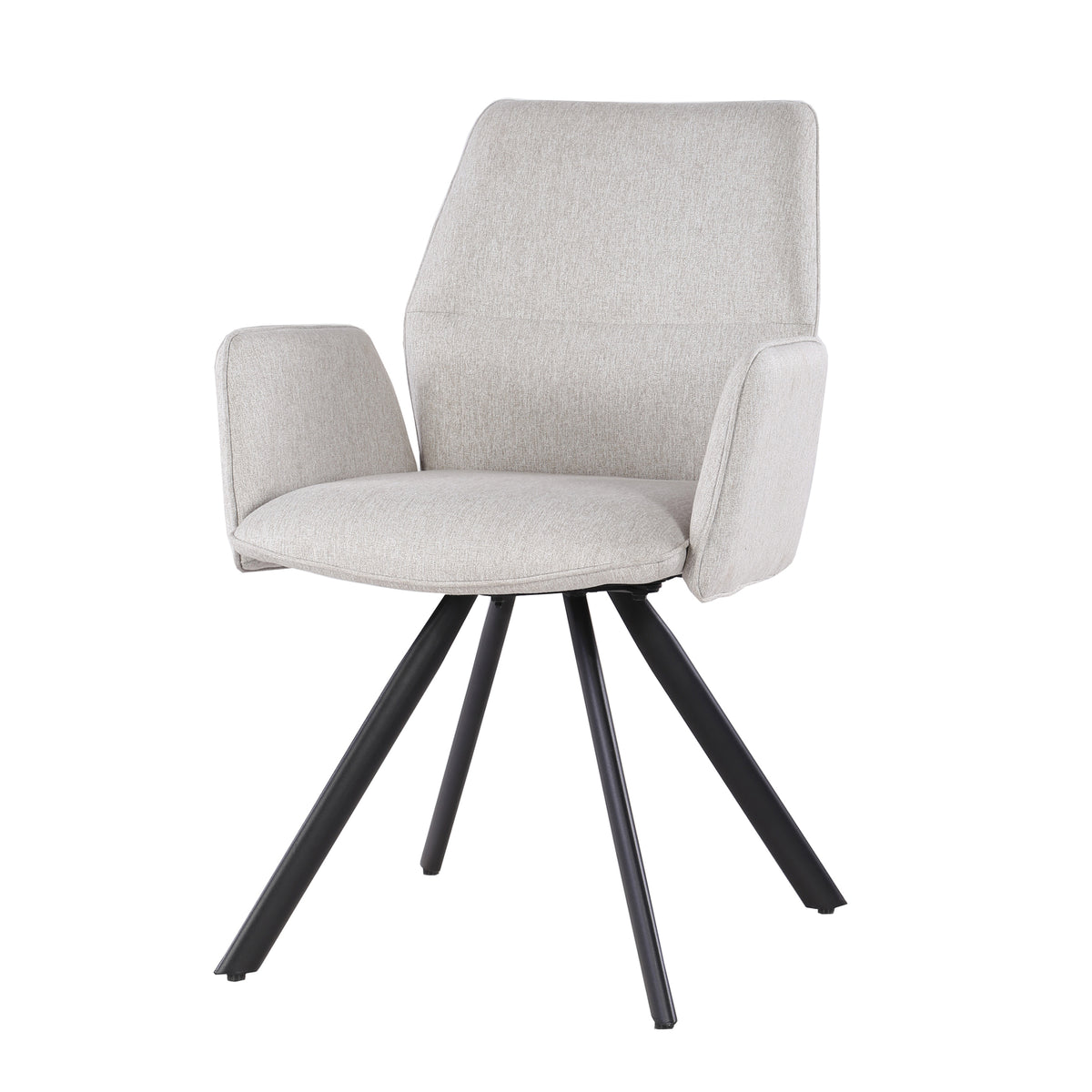 Livingfurn eetkamerstoel Diana - beige - 1 stuk