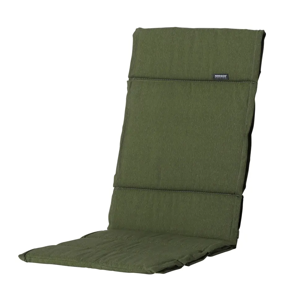 Madison - Tuinkussen Fiber Deluxe Panama green - Ca. 125x50 cm - Set van 4