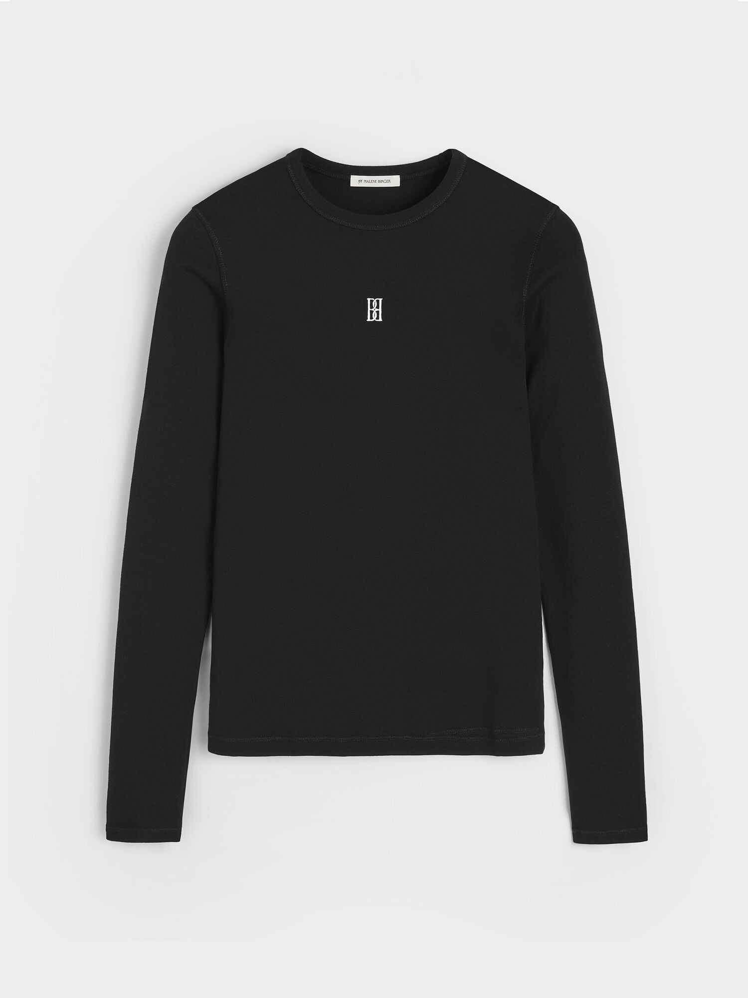 Brita økologisk bomulds-T-shirt med lange ærmer
