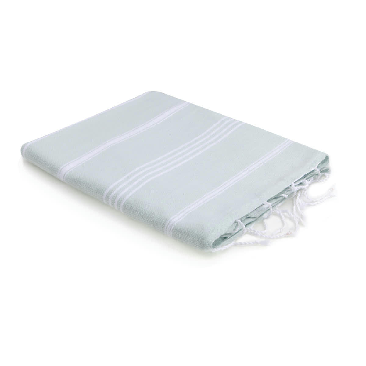 MYKONOS - Fouta coton  100x200 vert d'eau