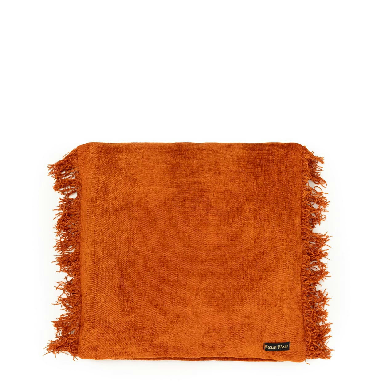 OH MY GEE - Coussin en velours orange 40x40