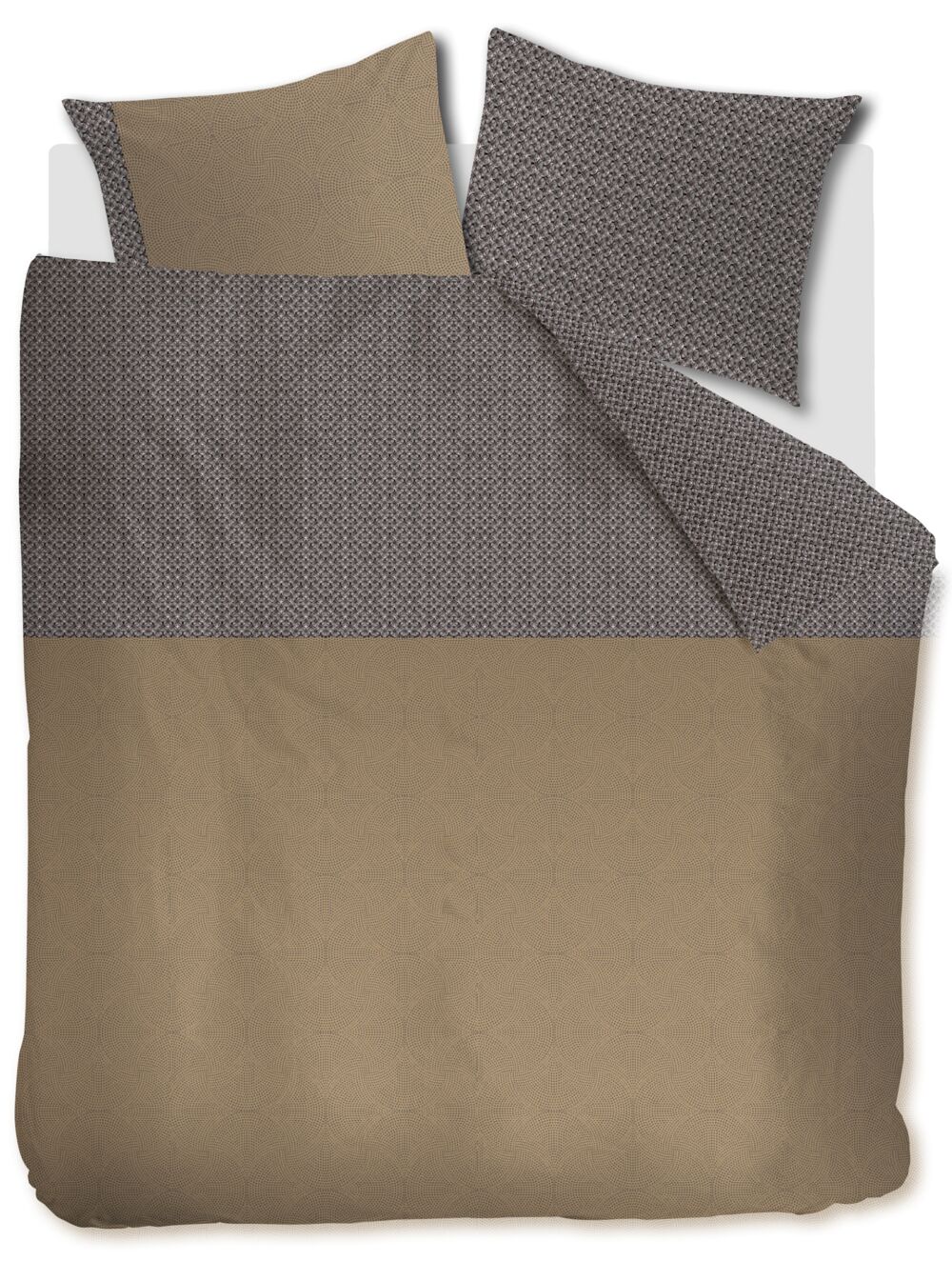 Beddinghouse Anani - 200 x 200/220 cm - Taupe