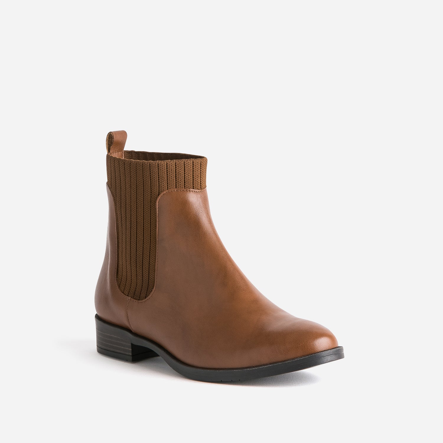 Chelsea boots ERAM FLEX cognac en cuir