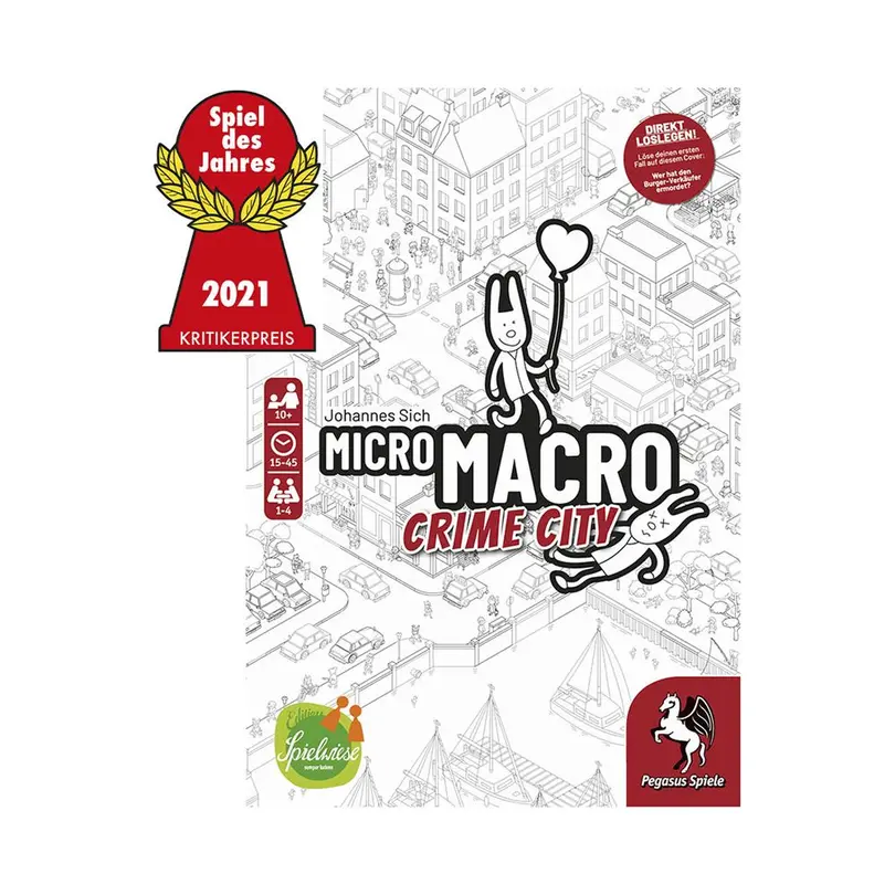 Brettspiel MicroMacro: Crime City