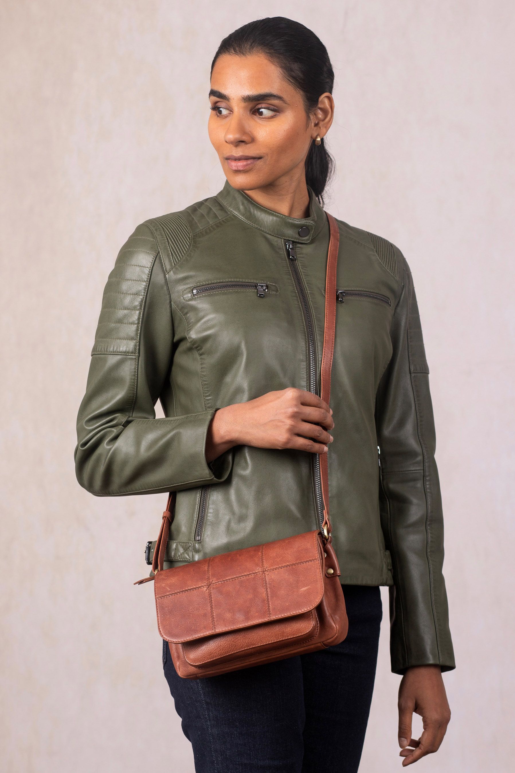 Lakeland Leather Patterdale' Leather Cross Body Bag