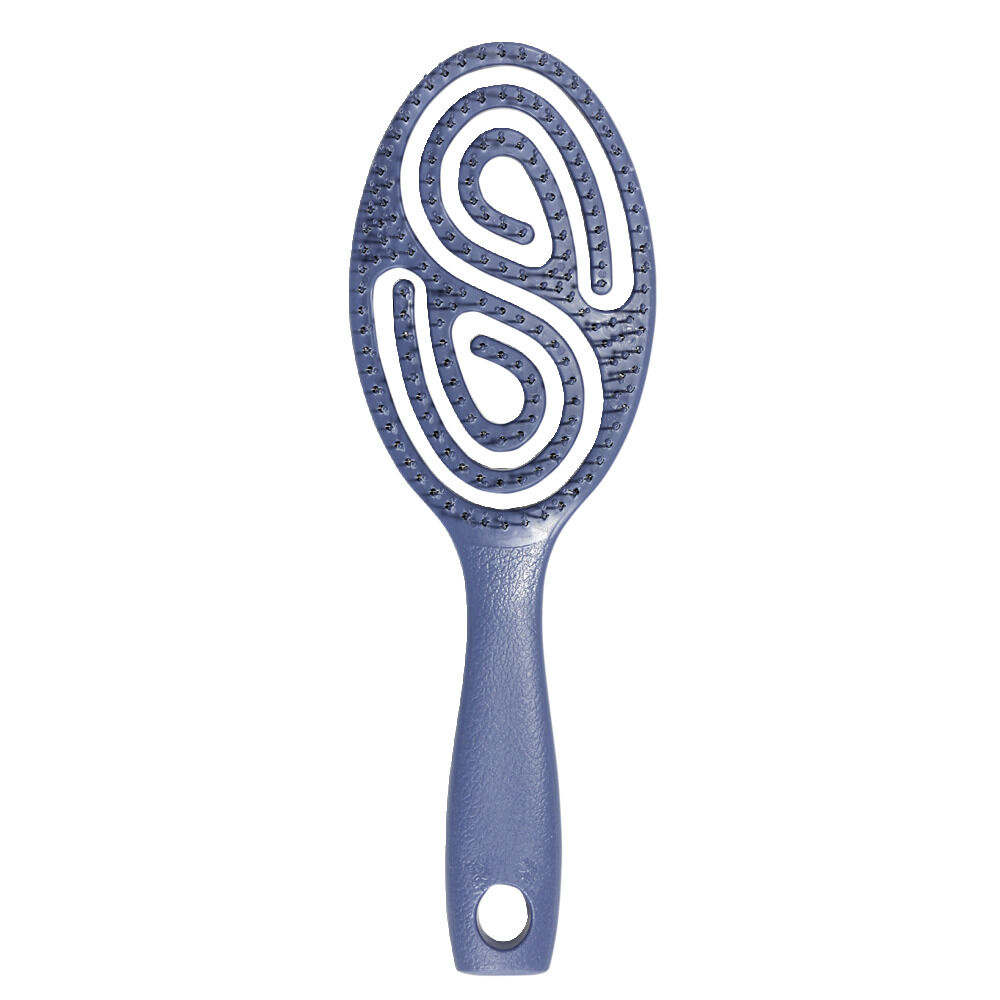 Brosse à cheveux picot souple bleue (3 modèles)