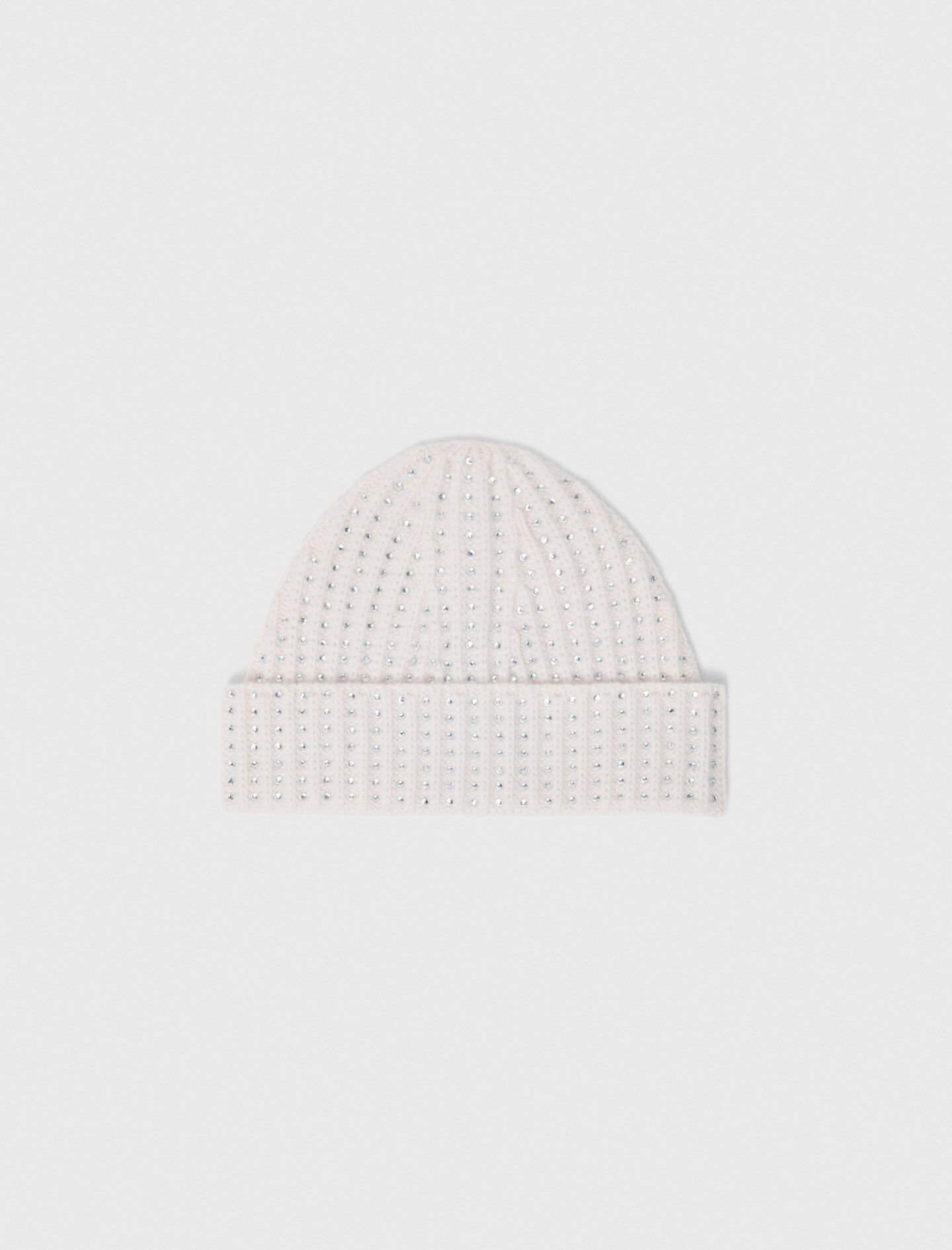 Bonnet en laine strassé