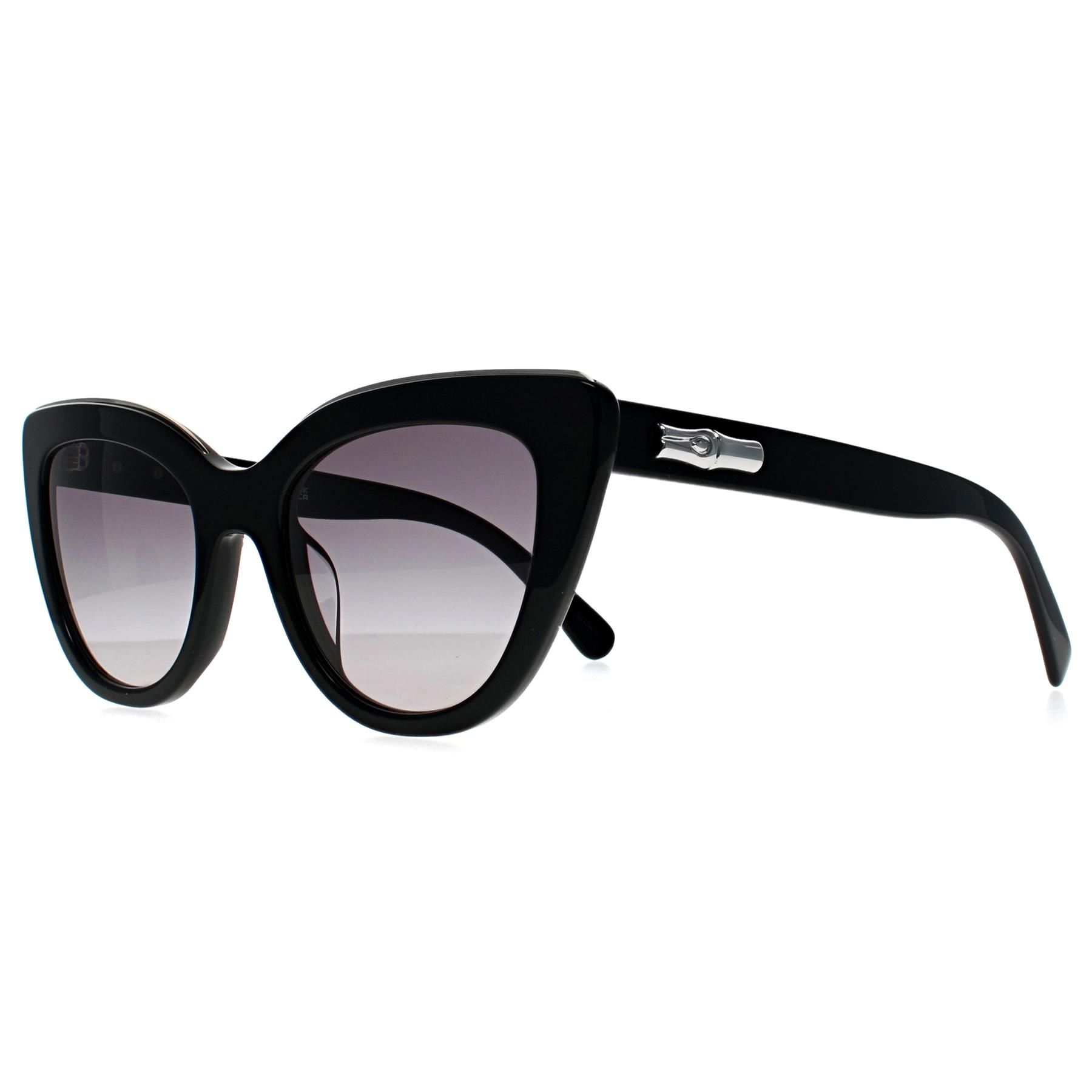 Longchamp Cat Eye Black Grey LO686S