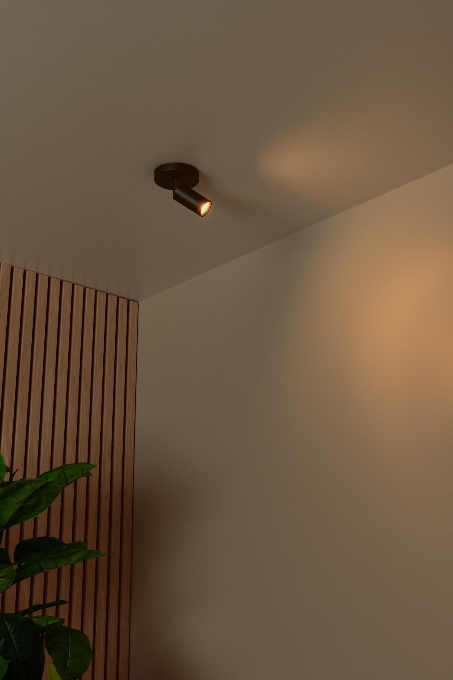 Lucide plafondspot RITMO - 1xGU10 (MR11) - Zwart