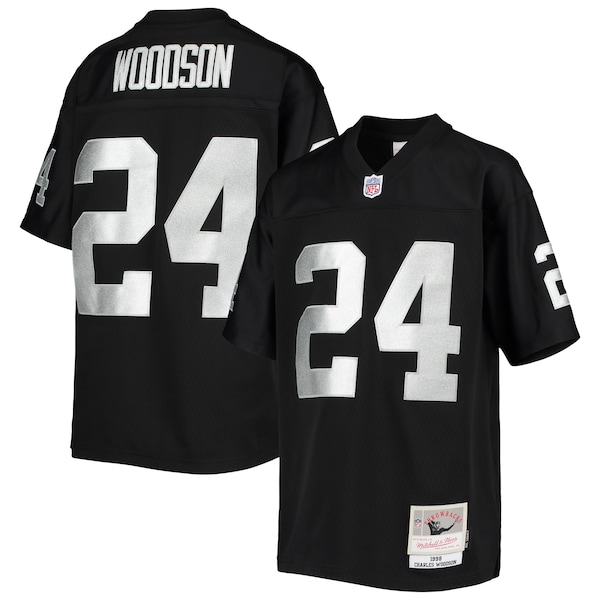 Charles Woodson Las Vegas Raiders Youth 1998 Legacy Retired Player Jersey - Black