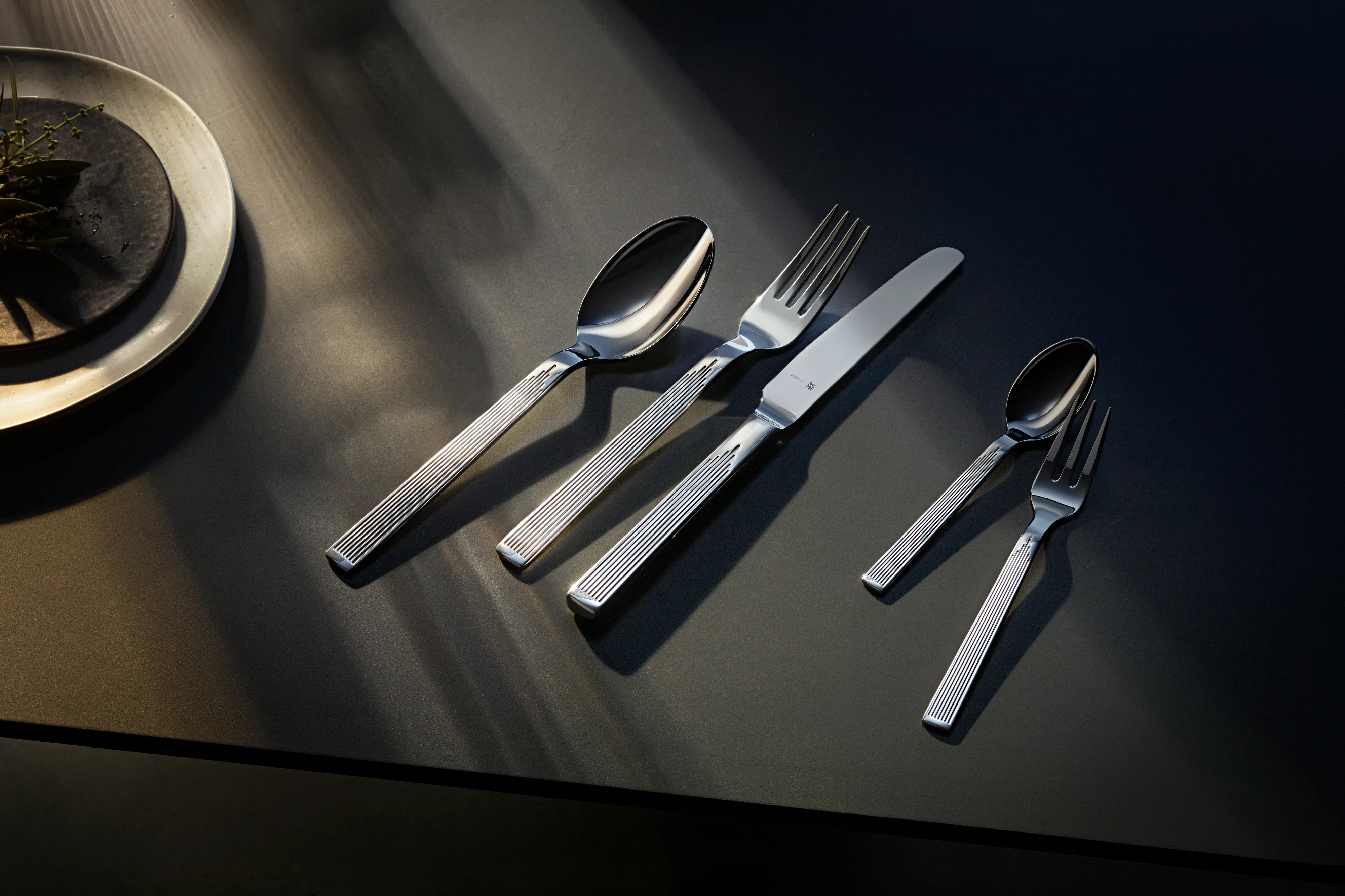 Salad servers Art Deco