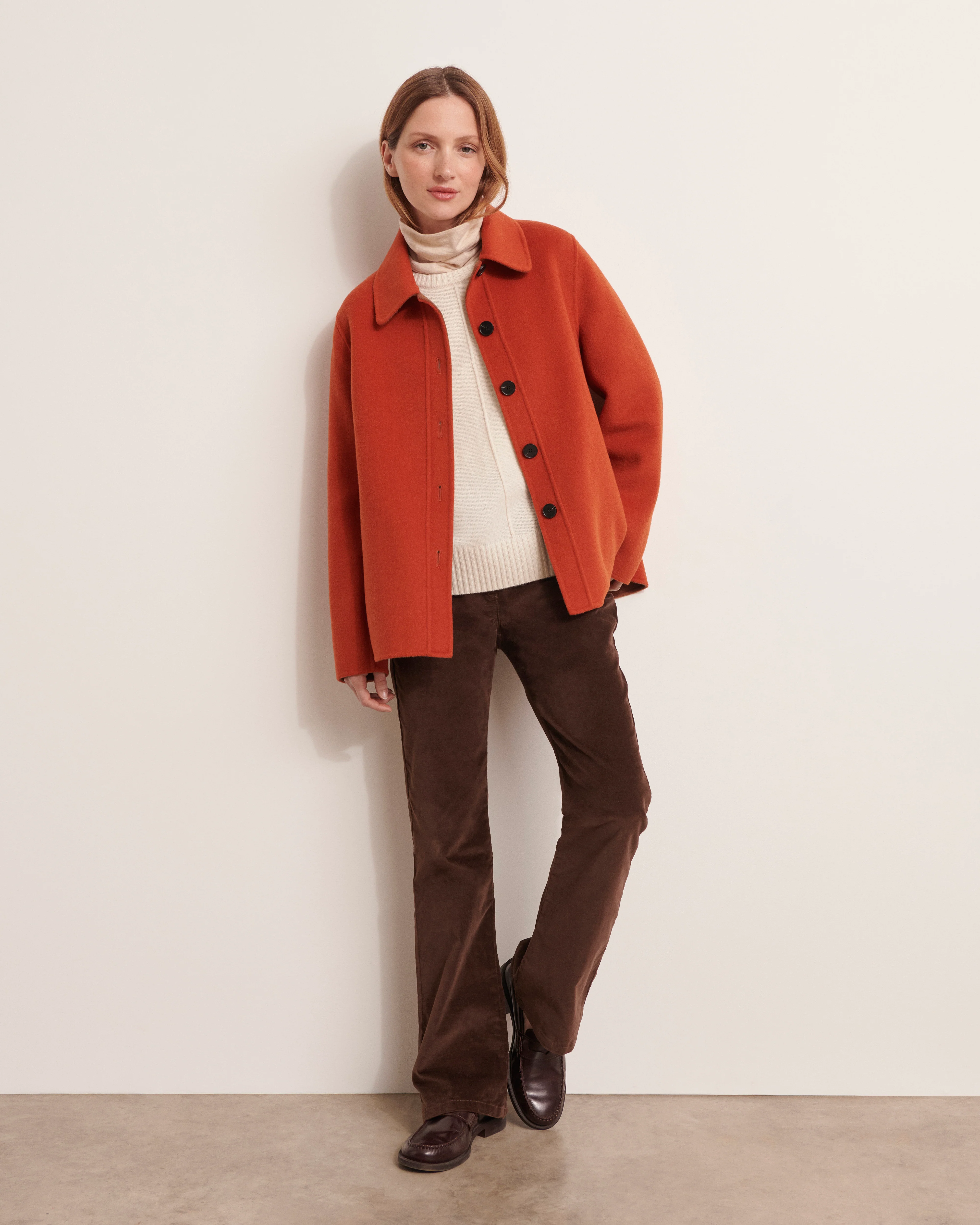 Veste courte en laine double face MISTIGRI12/12123/128