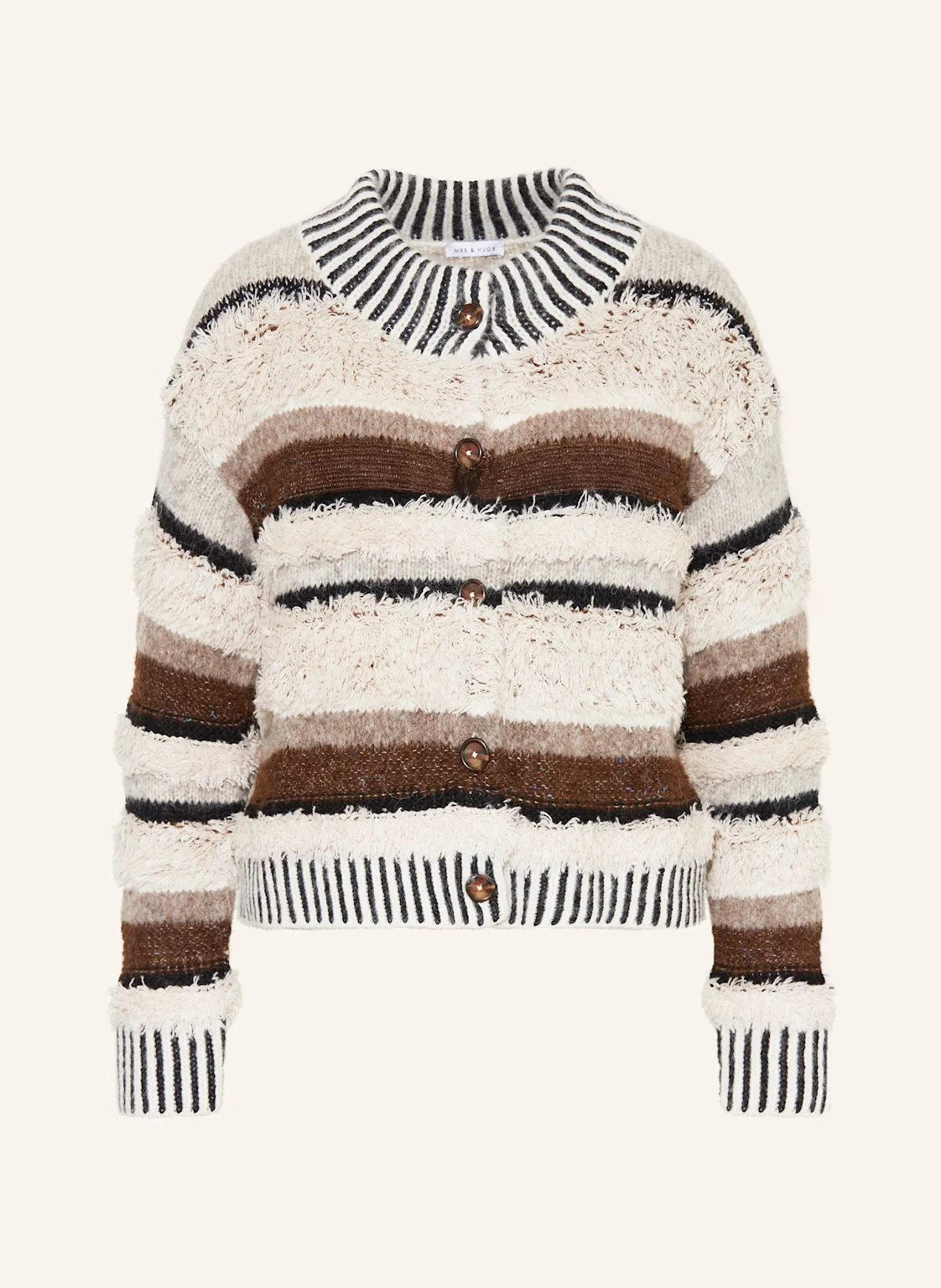 MRS & HUGS Strickjacke mit Alpaka