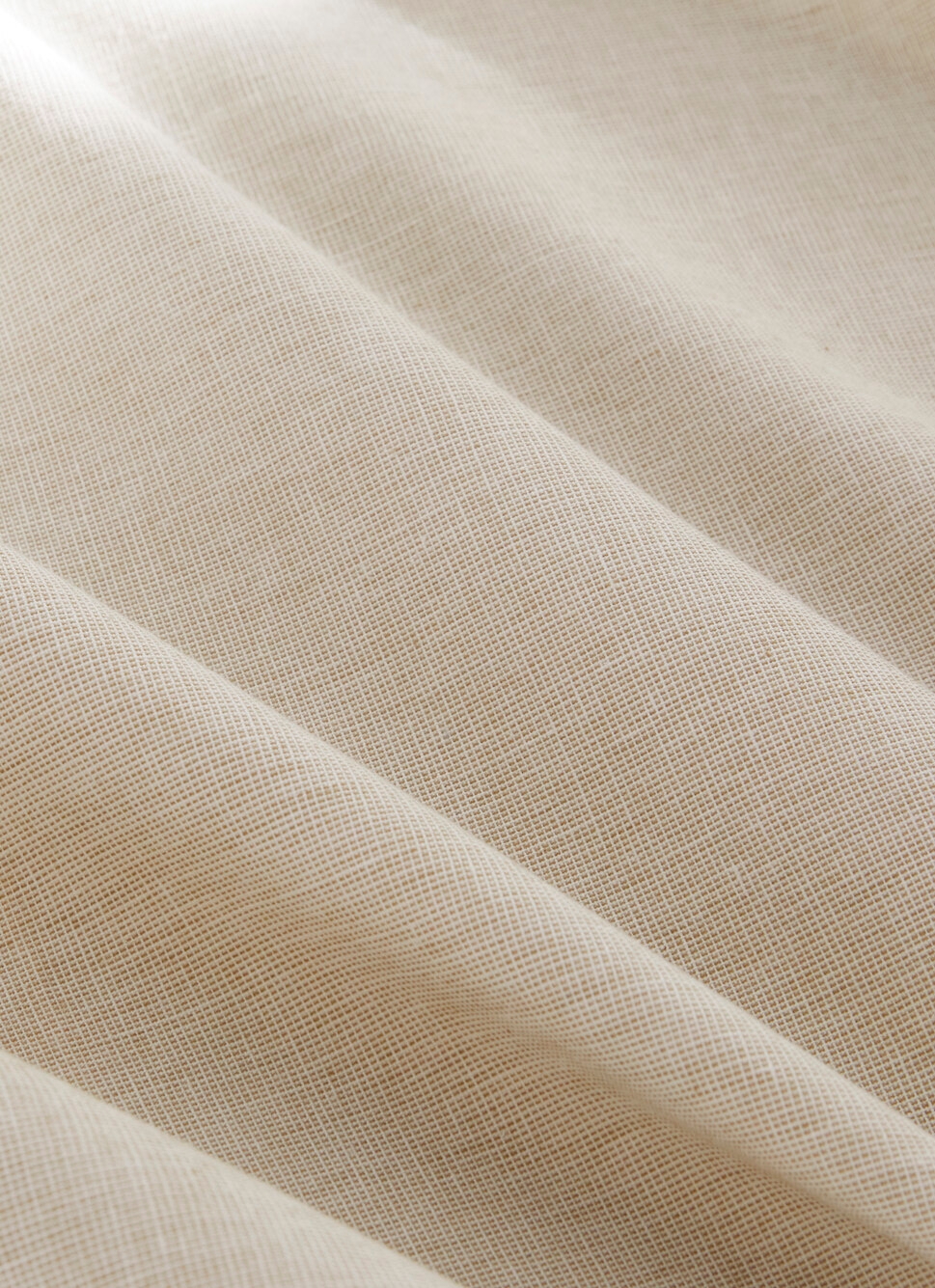 NAPPE ENDUITE EN COTON TEXTURÉ BEIGE