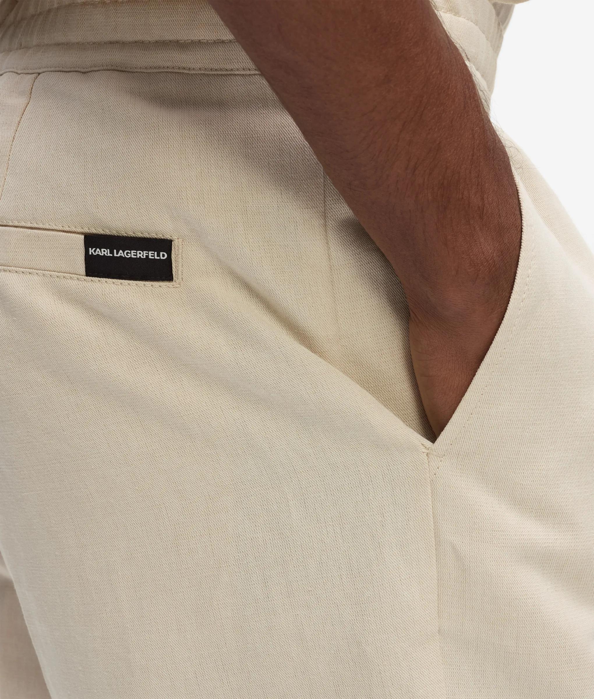 Pantalon de costume en lin