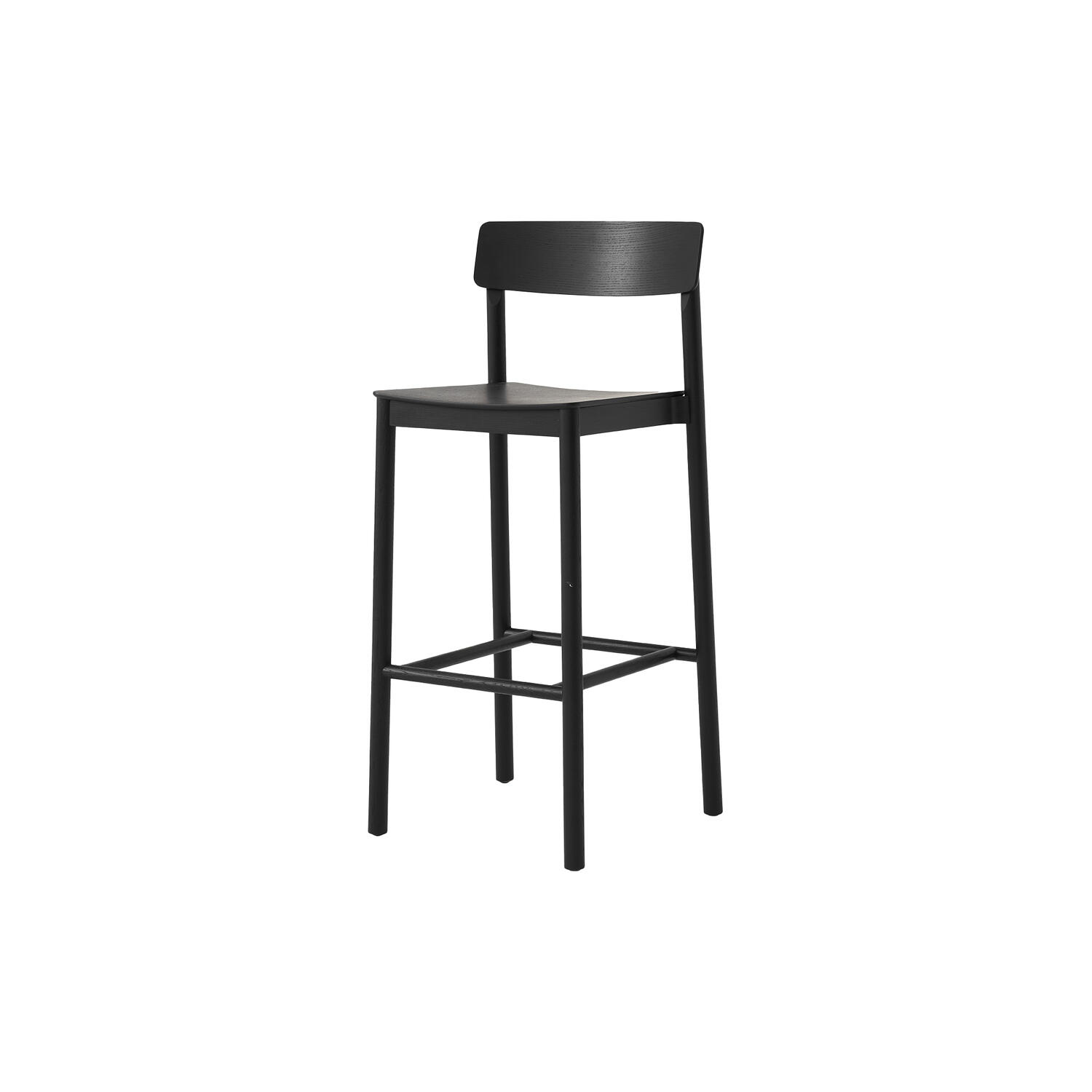Betty TK16 Bar Chair, black lacquered ash