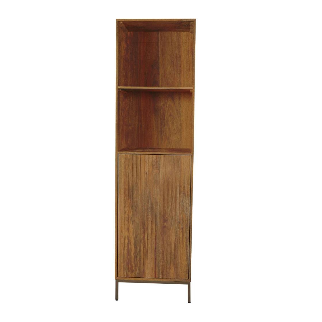 Colonne salon bois 1 porte rainurée CORTINA