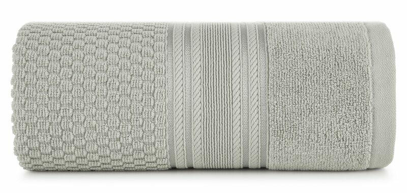 Ręcznik Davos 30x50 srebrny frotte 500 g/m2