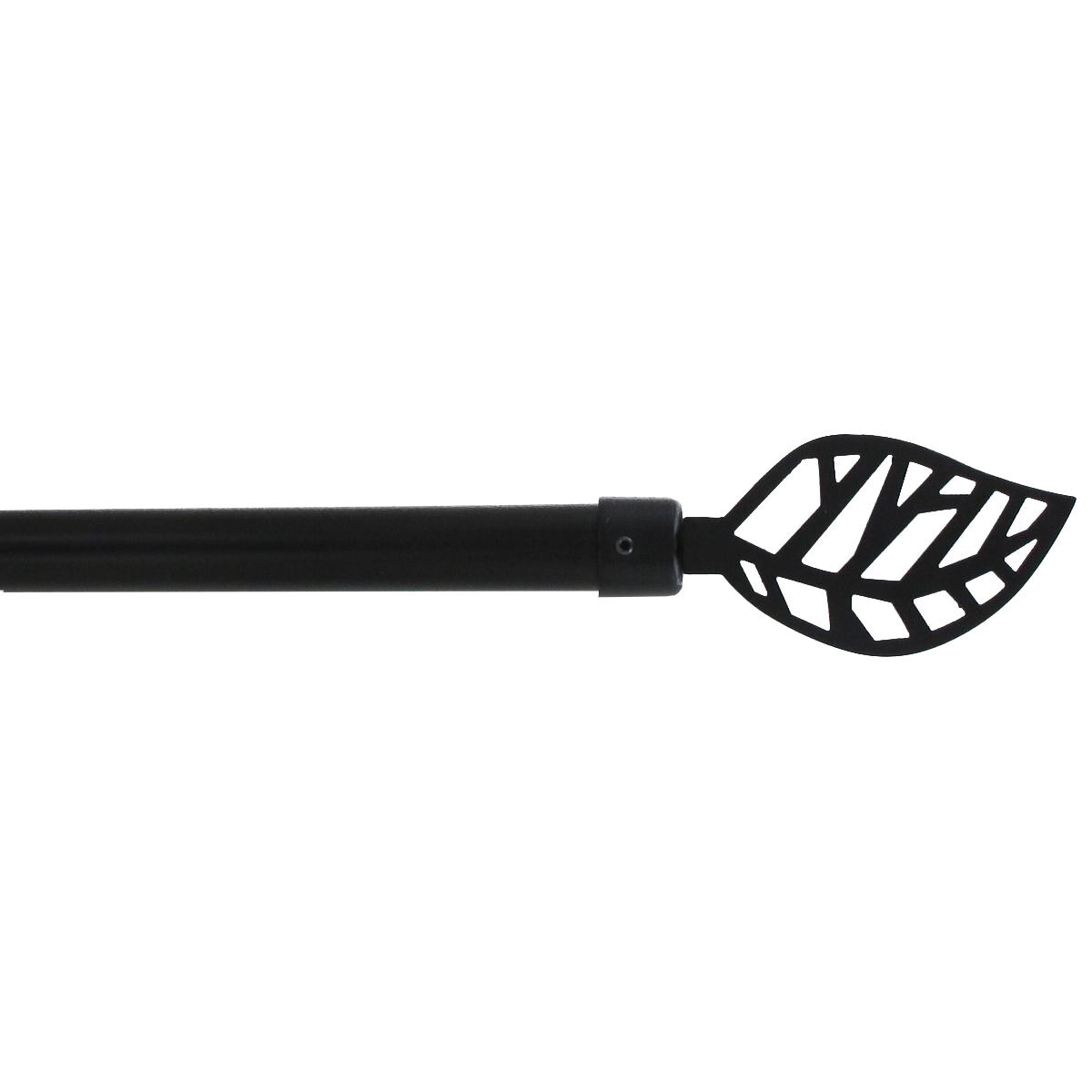 Kit varão extensível preto 210-380cm