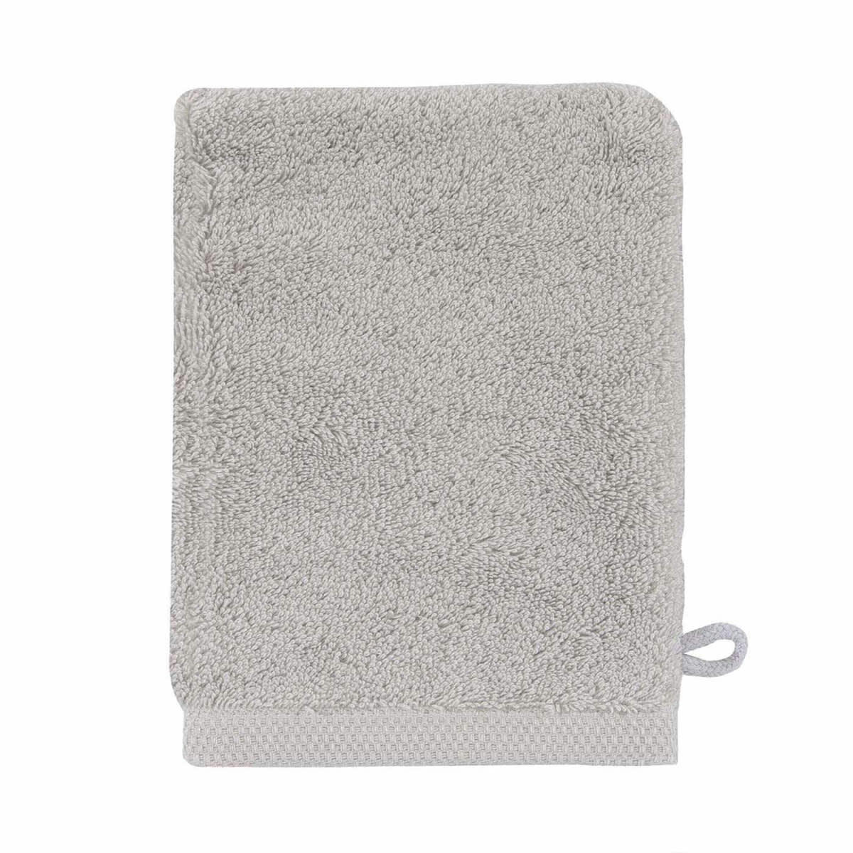 ESSENTIEL - Gant de toilette en coton gris carrare 16x21