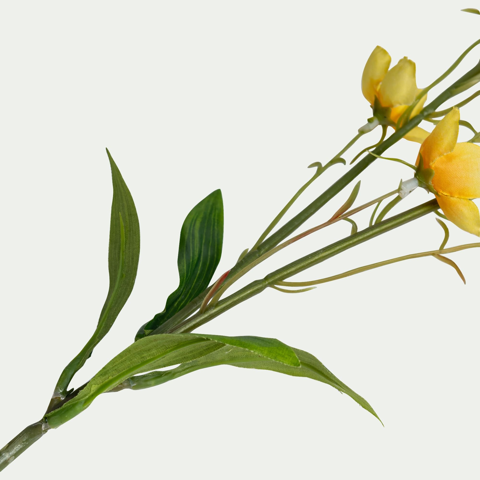 MEYLI - Branche de buttercup artificielle H85cm - jaune