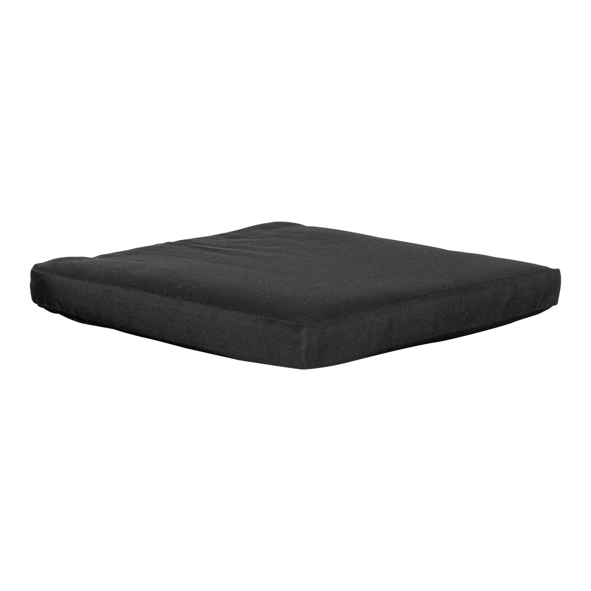 Galette de chaise noire MENDOZA