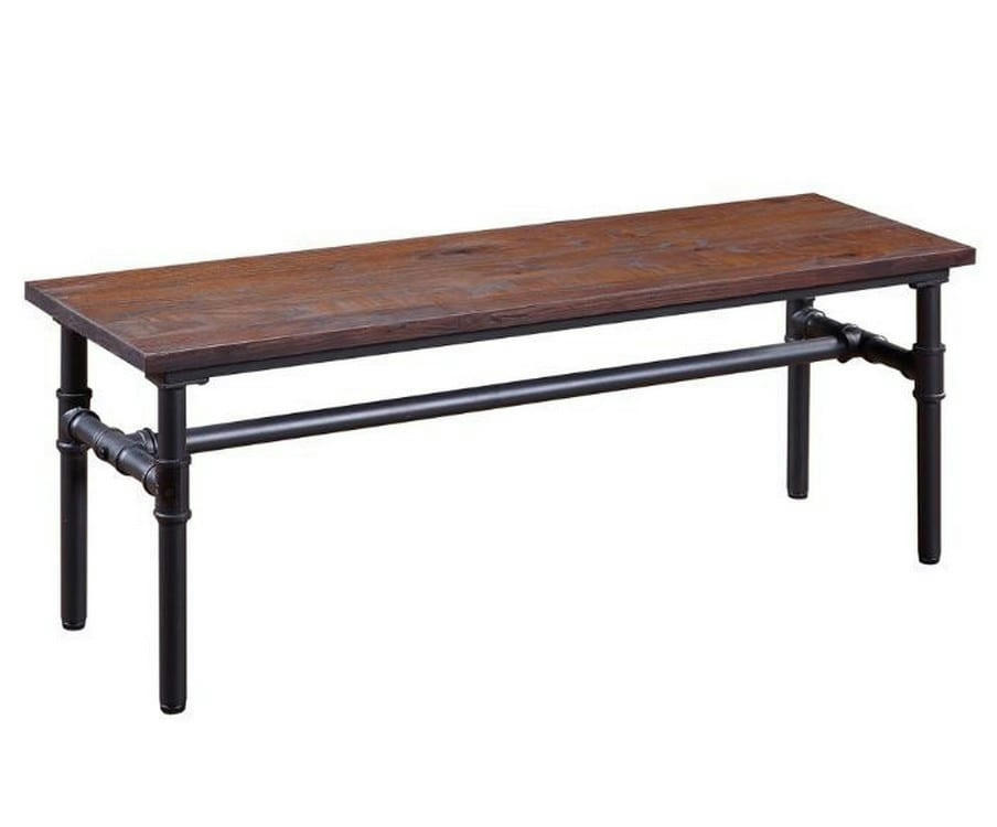 TUBES - Banc bois et acier