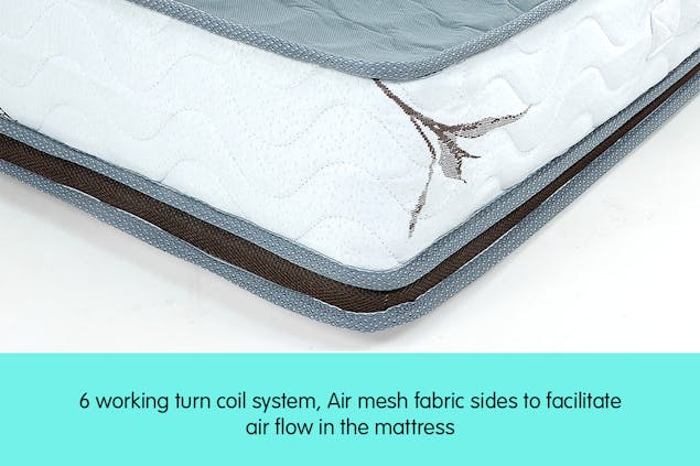 NNEDPE Laura Hill Premium King Single Mattress with Euro Top Layer - 32cm