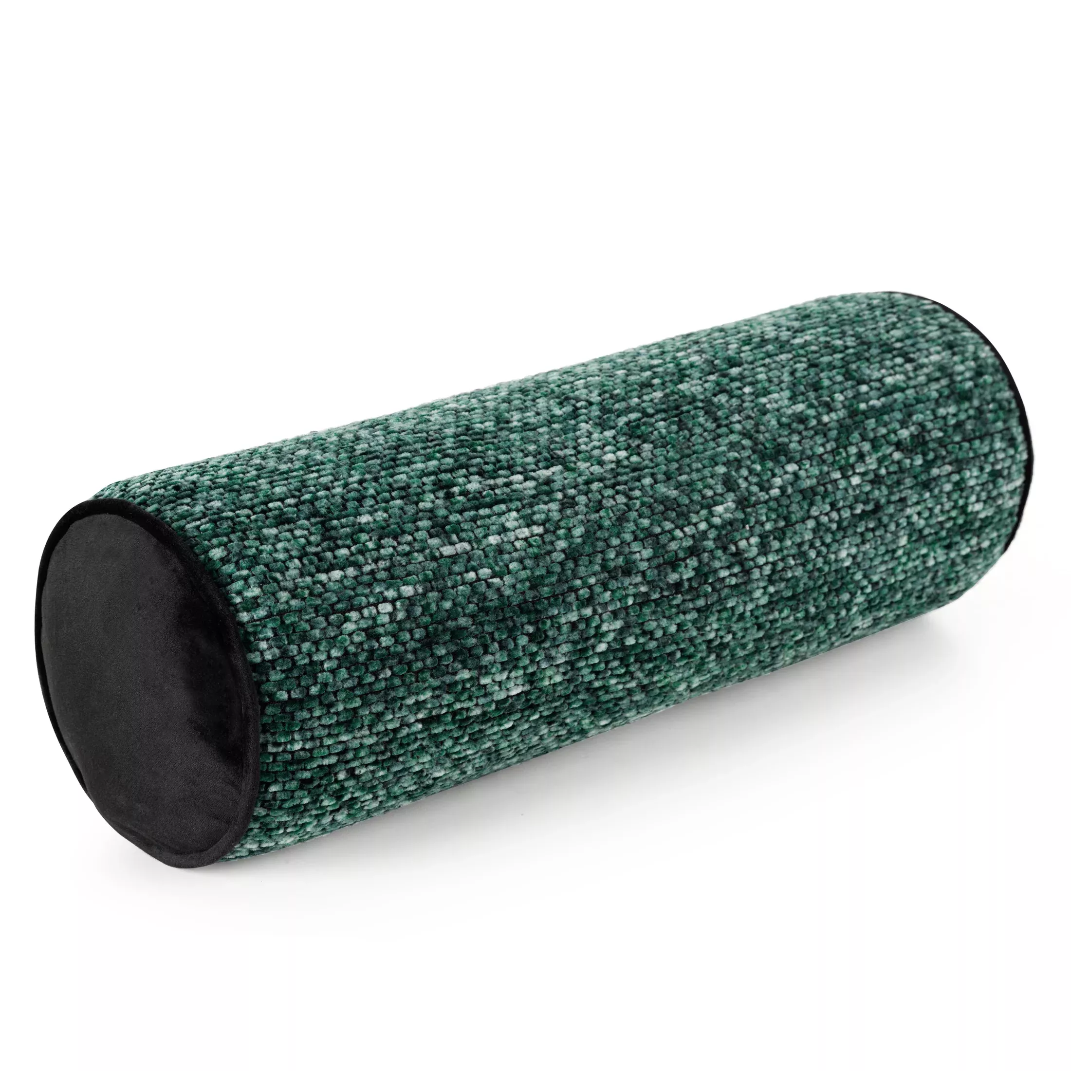 Poduszka dekoracyjna wałek 15 x 45 cm z grubej nici szenilowej miętowa BARI