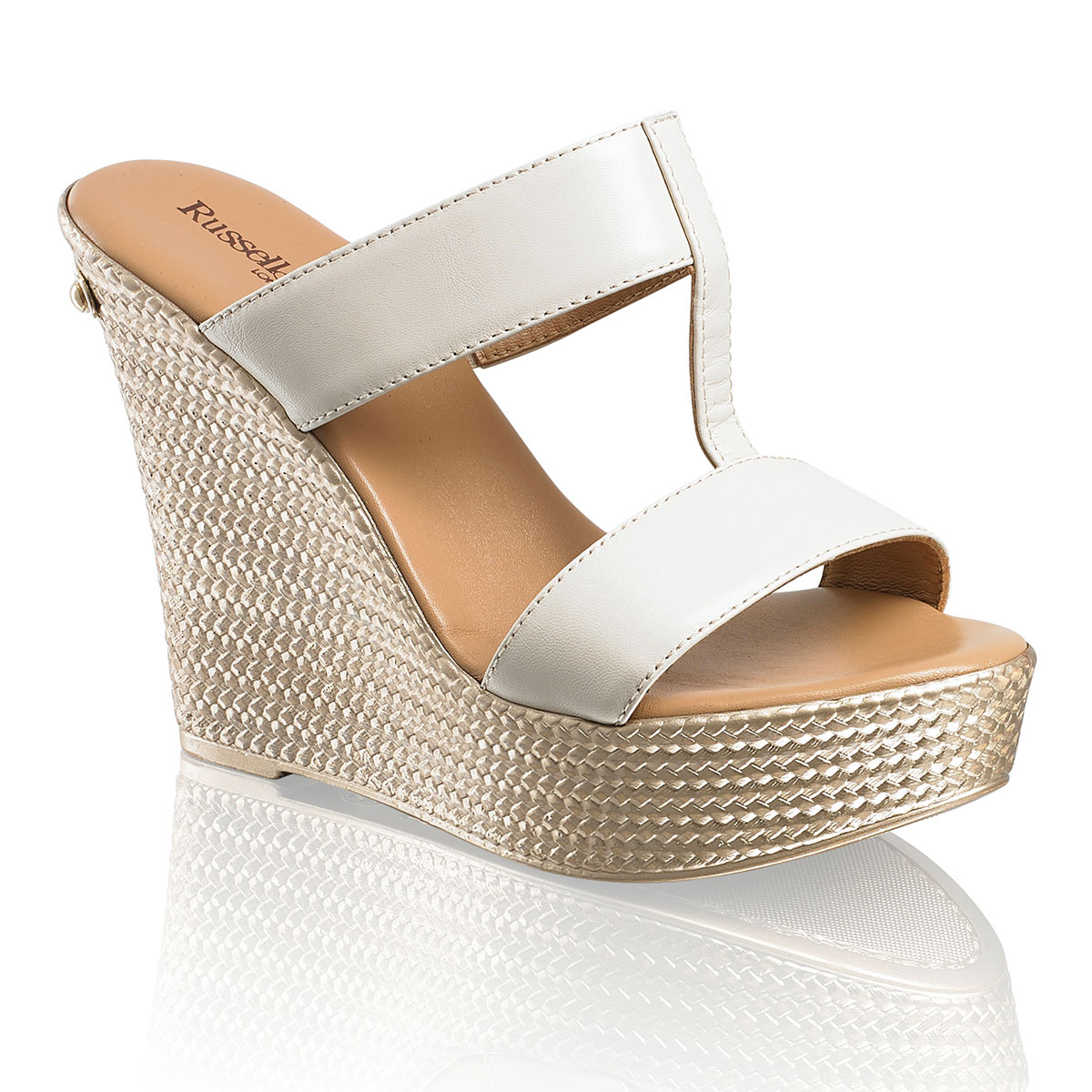 Russell & Bromley PUKKA UP Leather Wedge