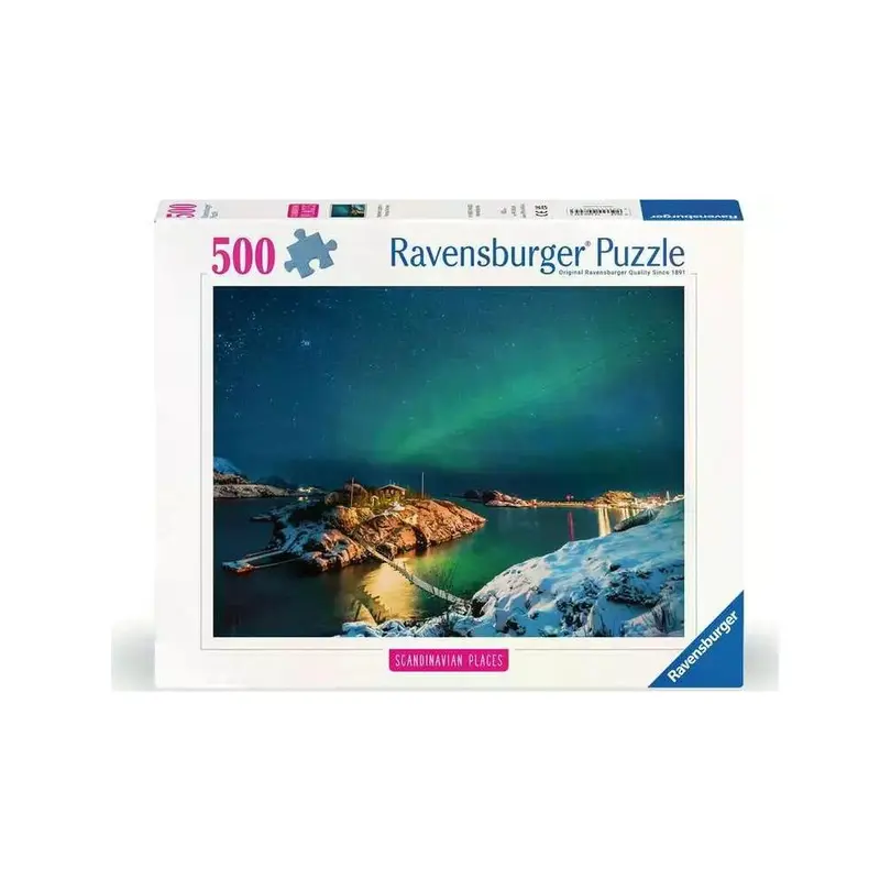 Puzzle 500er-Set Nordlichter in Tromsö