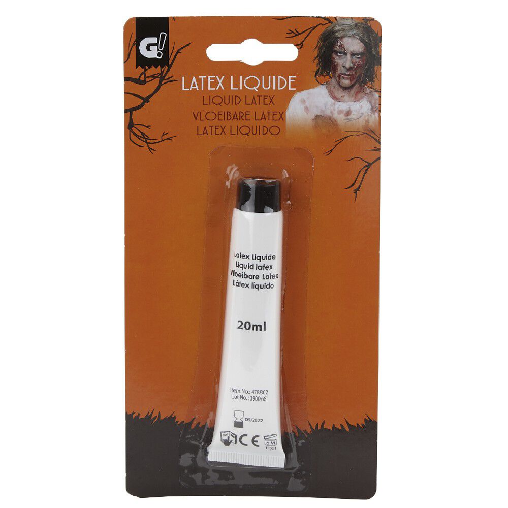 Latex liquide en tube 20 ml Halloween