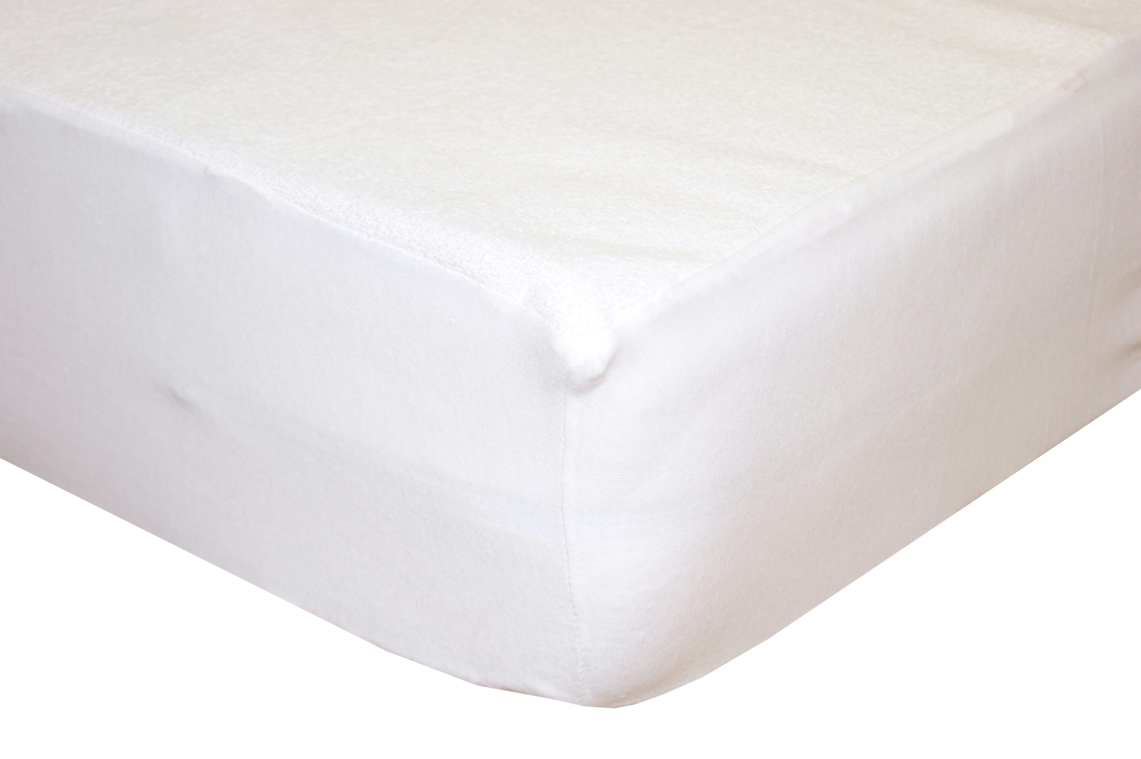 PROTECTION DE LITERIE - Protège-matelas Anti-acariens Biome® 140x 190cm coton bouclette blanc