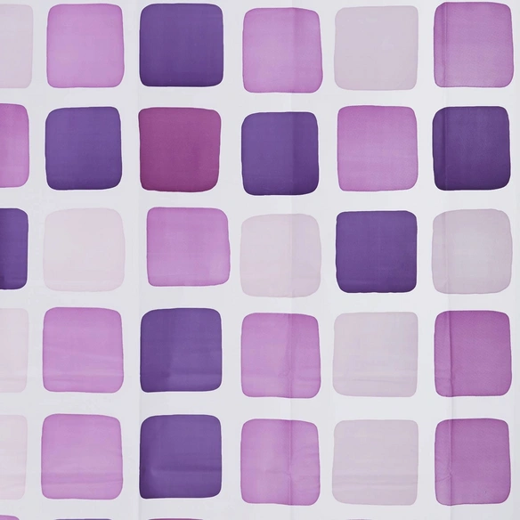 Duschvorhang »Sonny«, BxH: 180 x 200 cm, Quadrate, violett