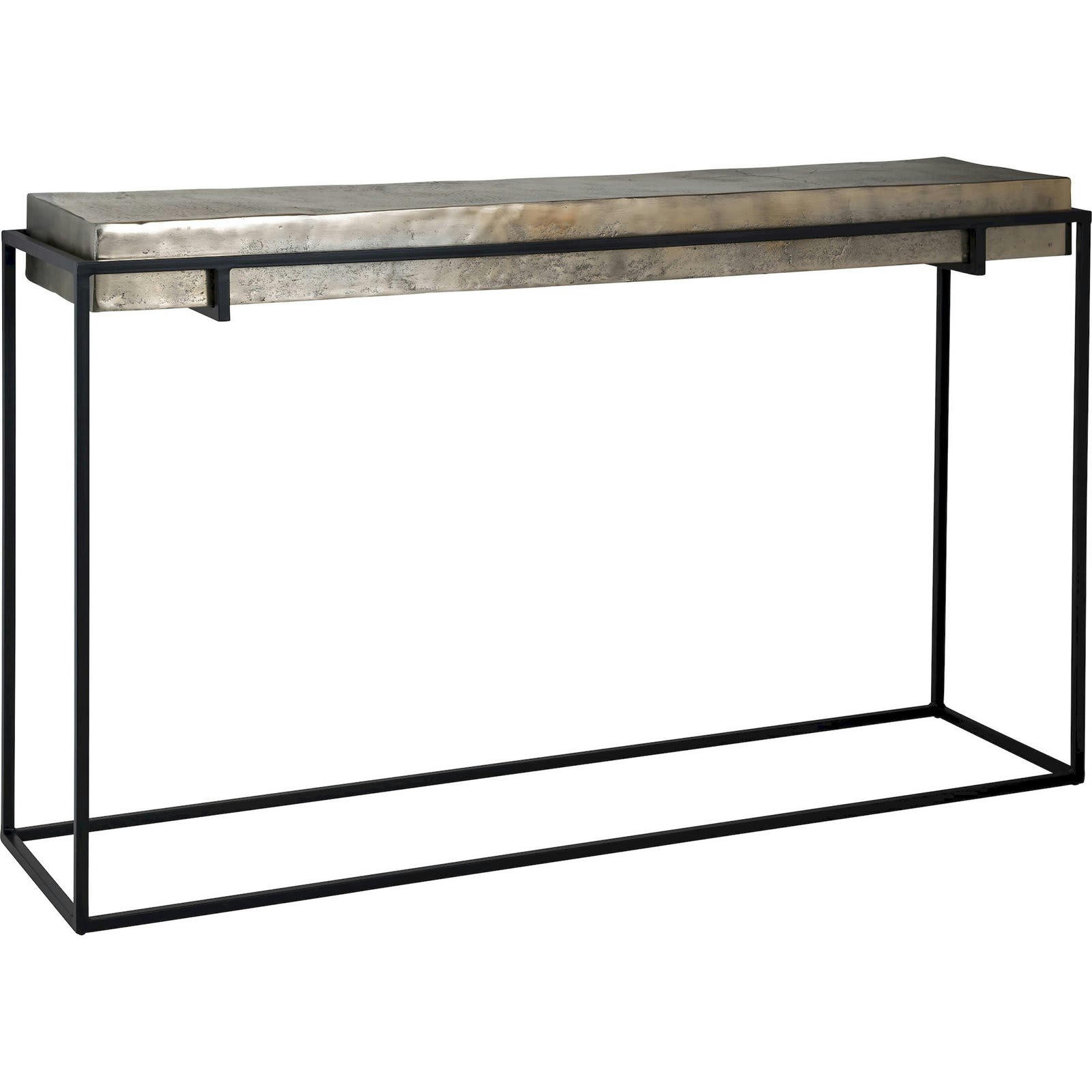 CALLOWAY - Console Aluminium Argent