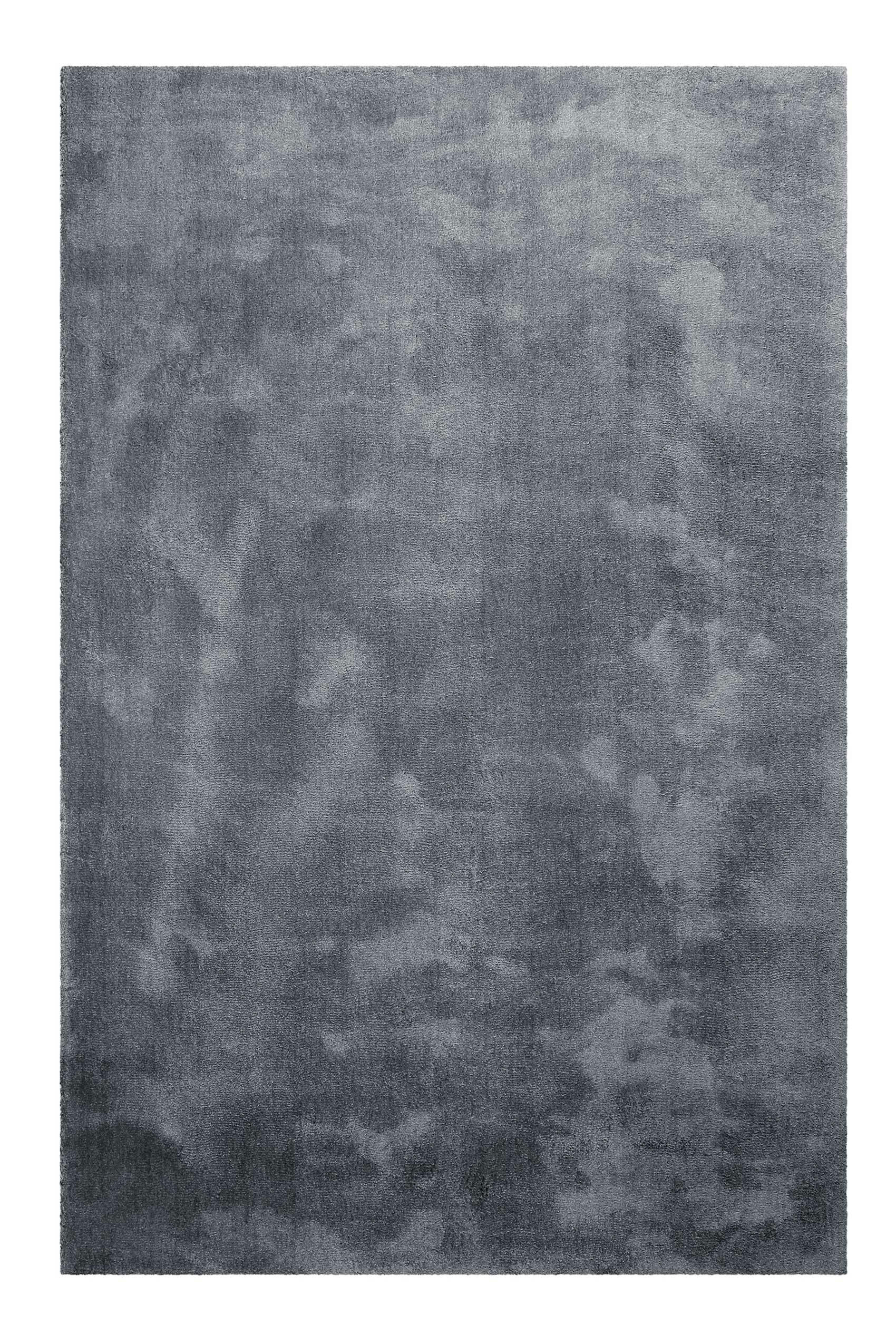 SIENNA - Tapis en microfibre doux et dense gris étain  200x290
