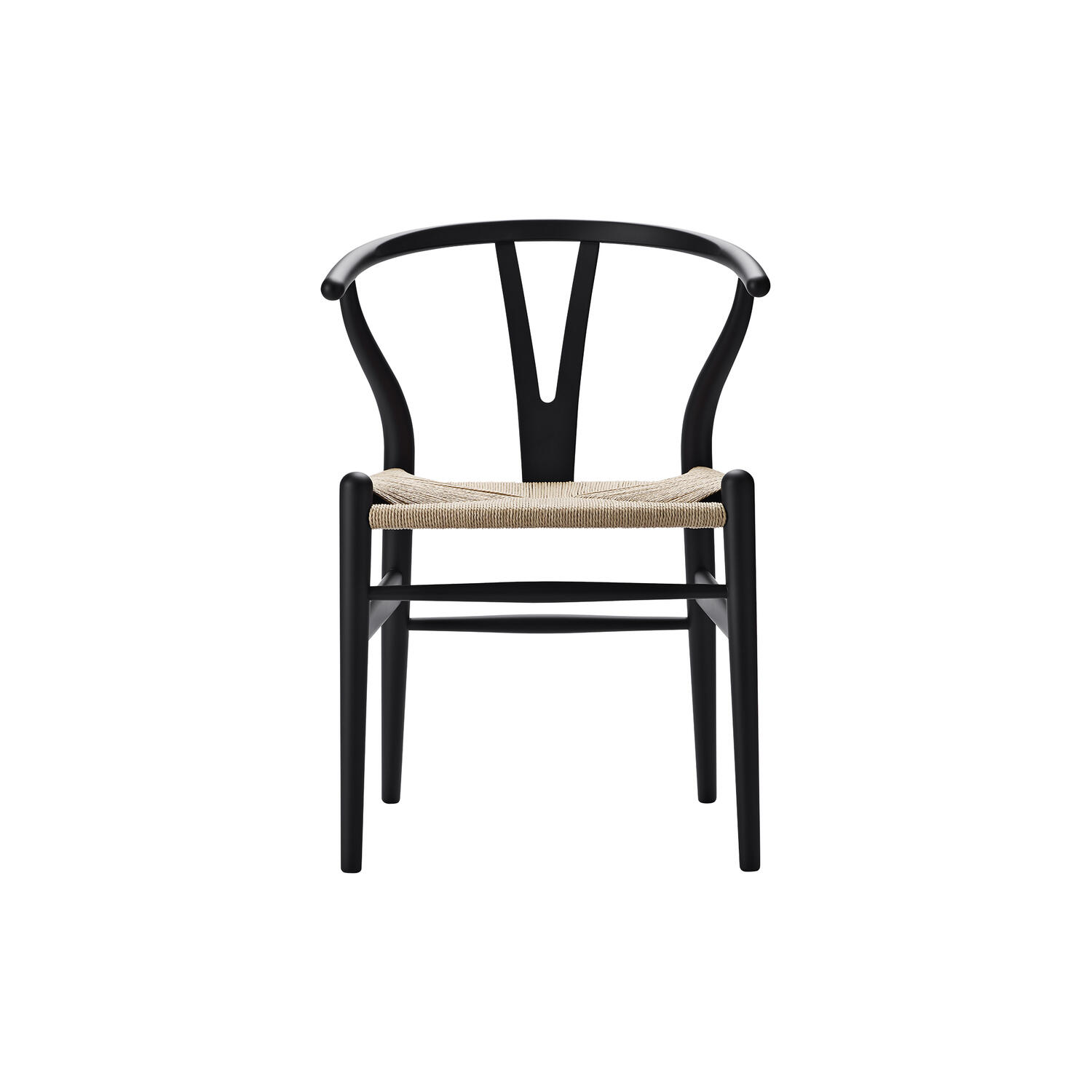 CH24 Y-stolen spisebordsstol, soft black