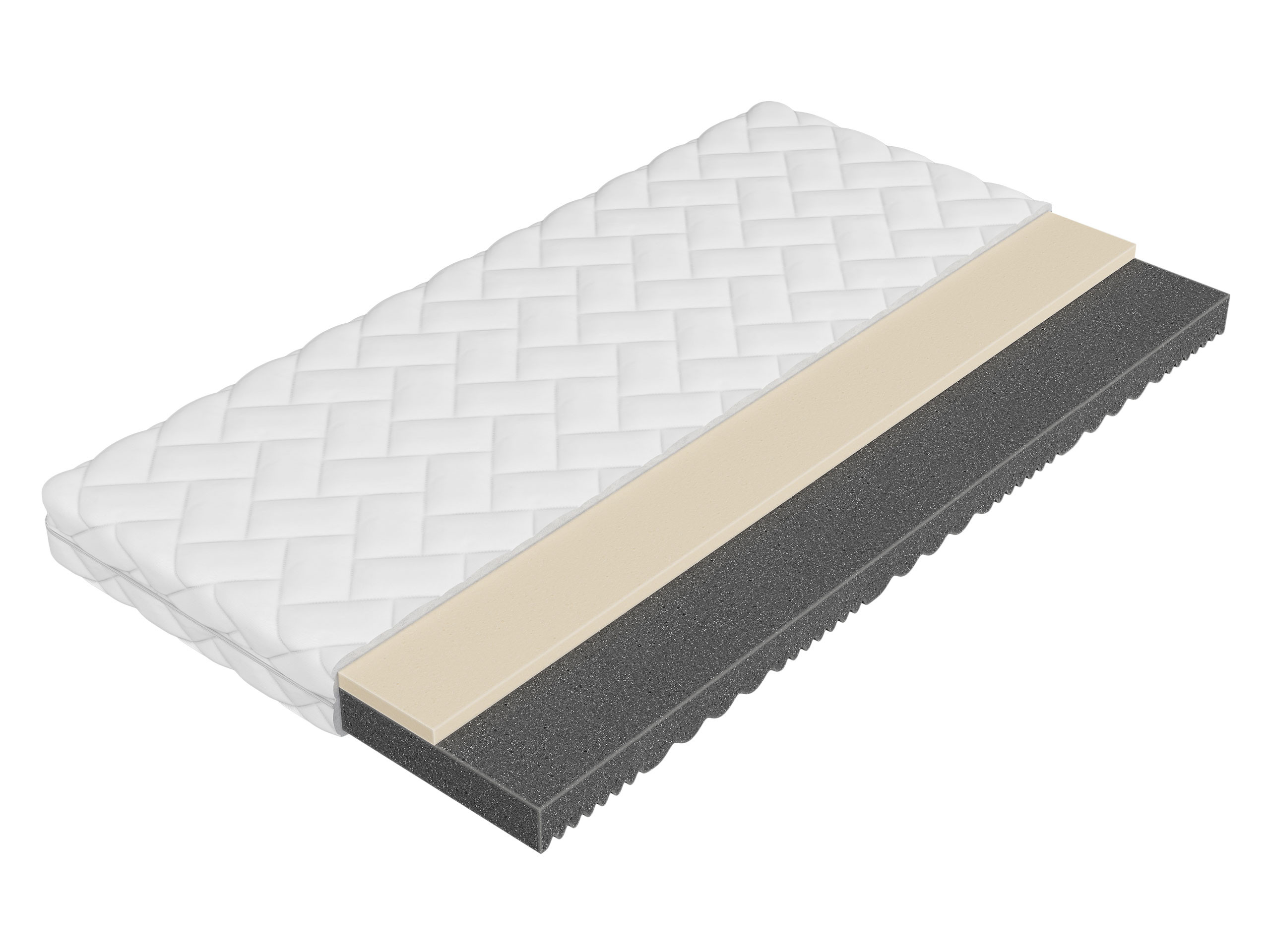 Dwustronny materac piankowy Uno 13 cm