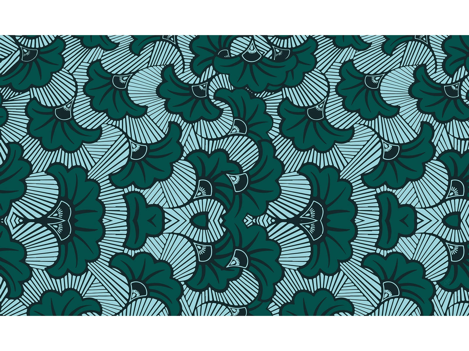 WAX - Tapis vinyle eucalyptus 100x160cm