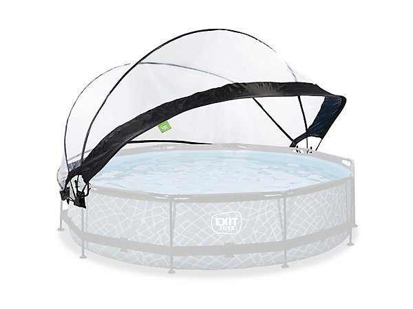 Dôme pour piscine tubulaire ronde de diamètre 3,60 à 3,70 m - Exit Toys