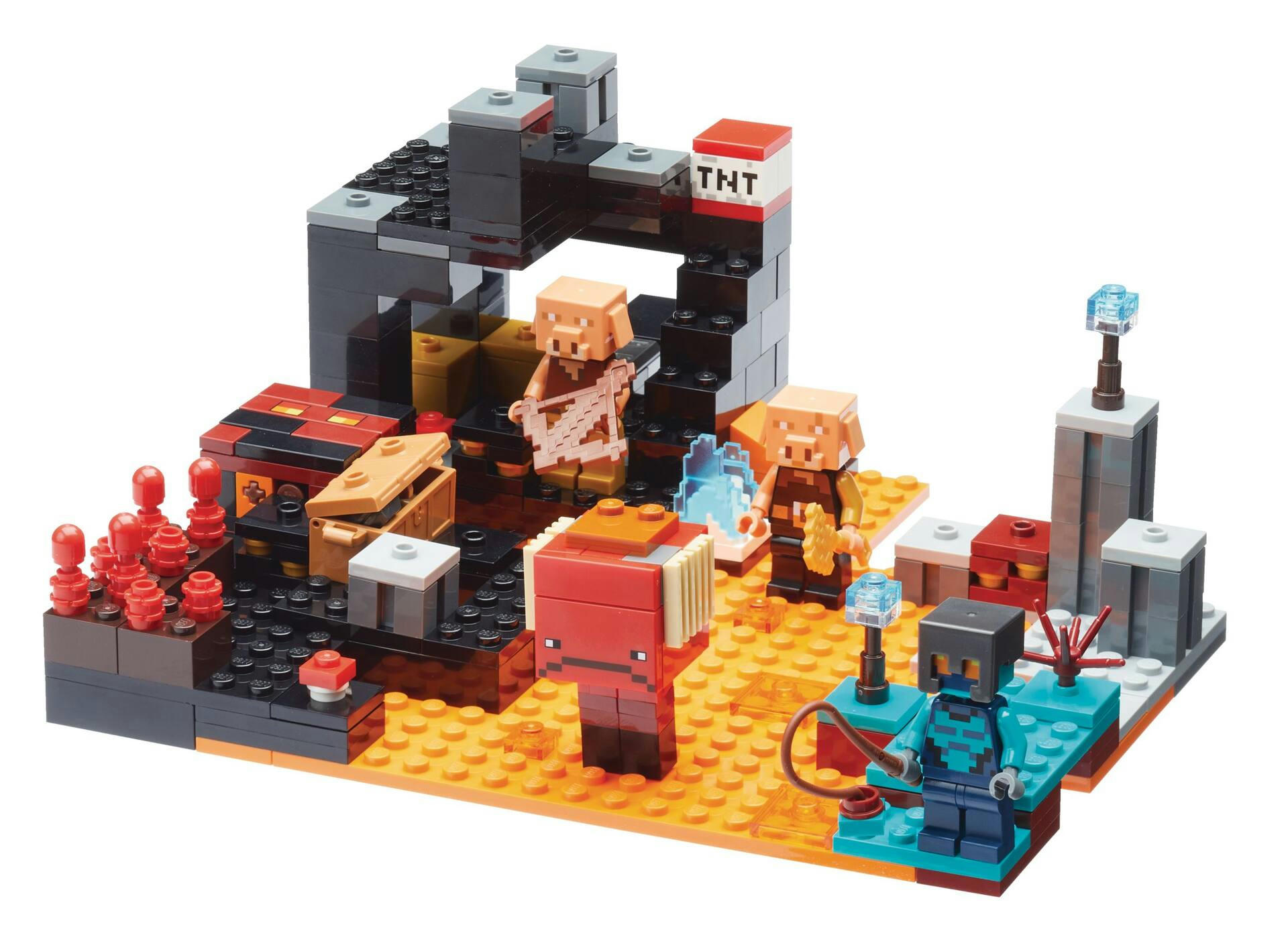 LEGO® 21185 Minecraft The Nether Bastion Set, Ages 8+