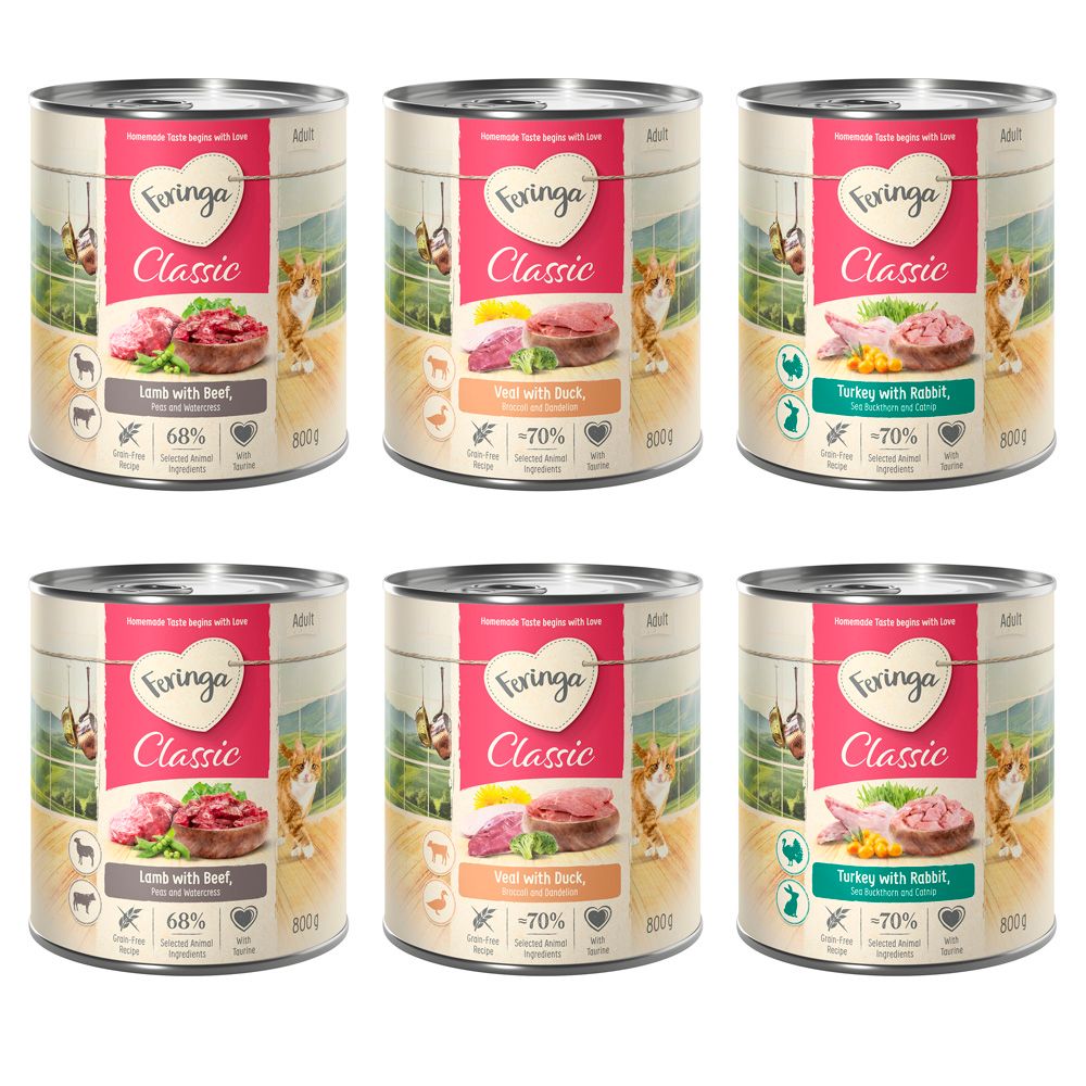 Feringa Classic Meat Trial Pack 6 x 800g