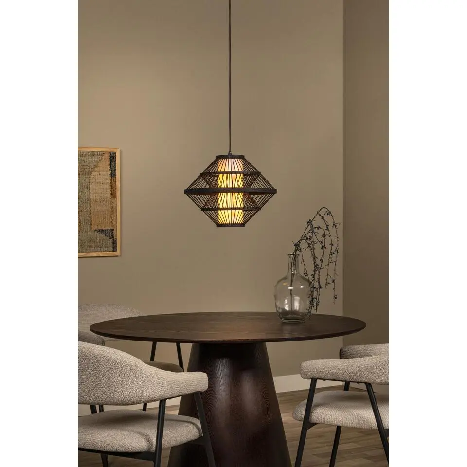 Lucide PASQUINO Hanglamp - Zwart