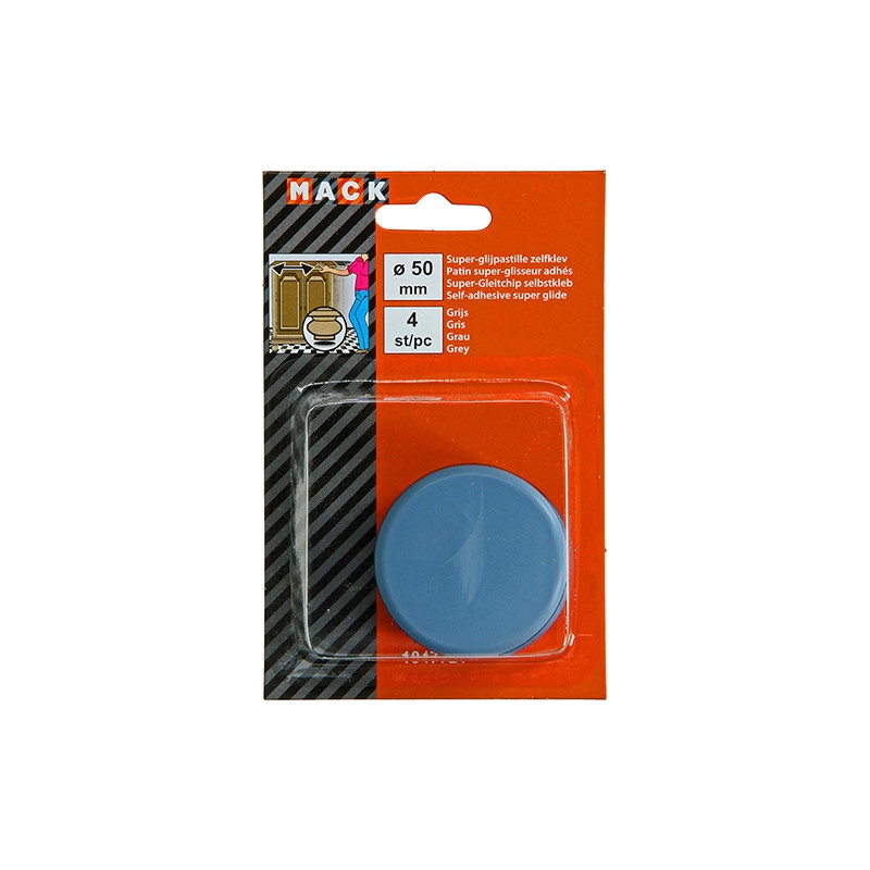 Patin glisseur adhésif Ø 50 mm 4 pièces